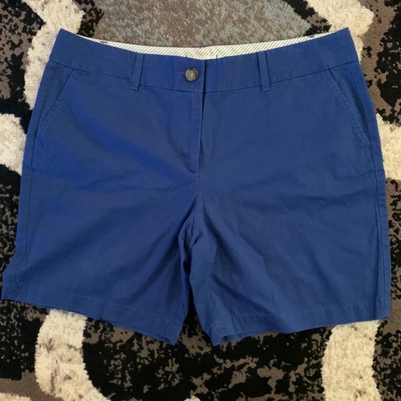 Short Femme LOFT Rayé Bleu Et Blanc - Taille 10 - Neuf Avec étiquettes (NWT) - Style Casual été